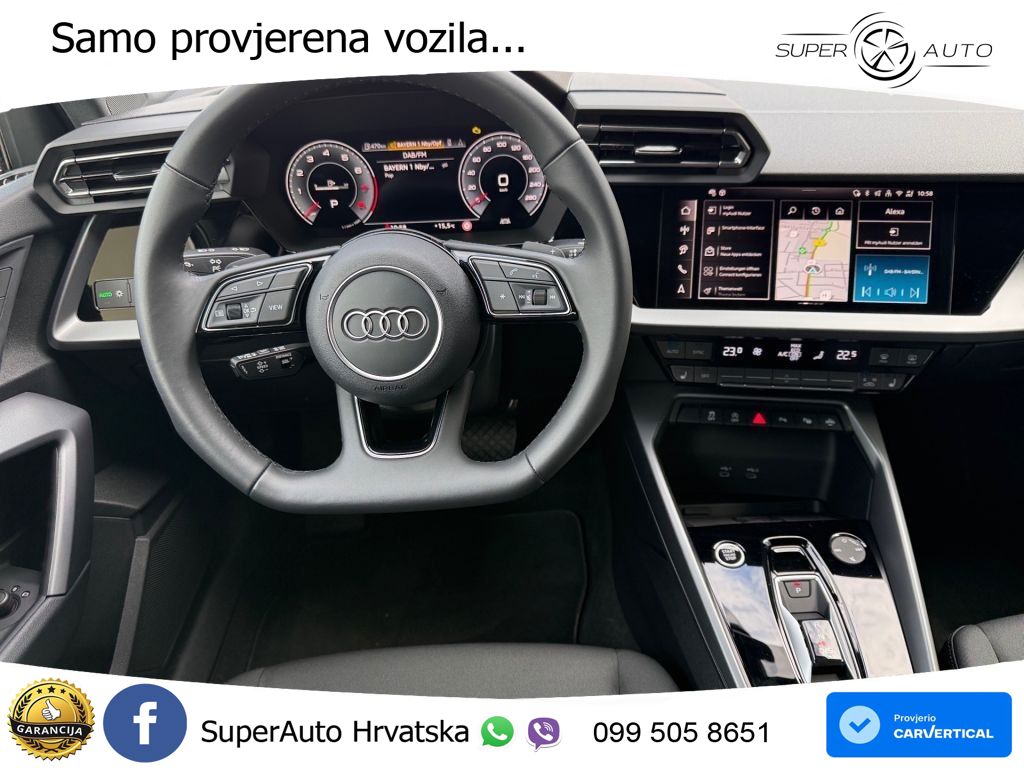 Audi A3 Sportback 30 TFSI (116 KS) Mild Hybrid S tronic advanced