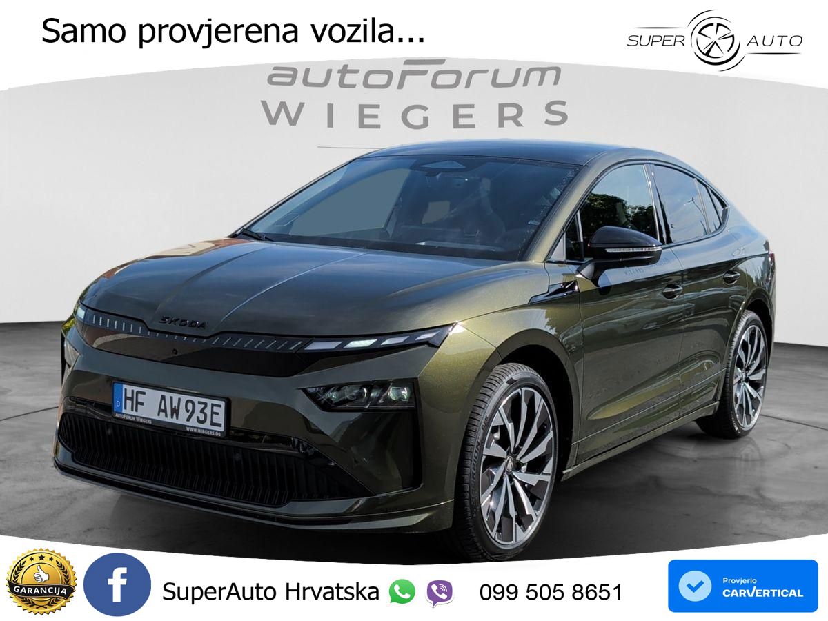Škoda Enyaq Coupe iV 85 82 kWh (286 KS) SportLine MATRIX+GR SJED+KAM