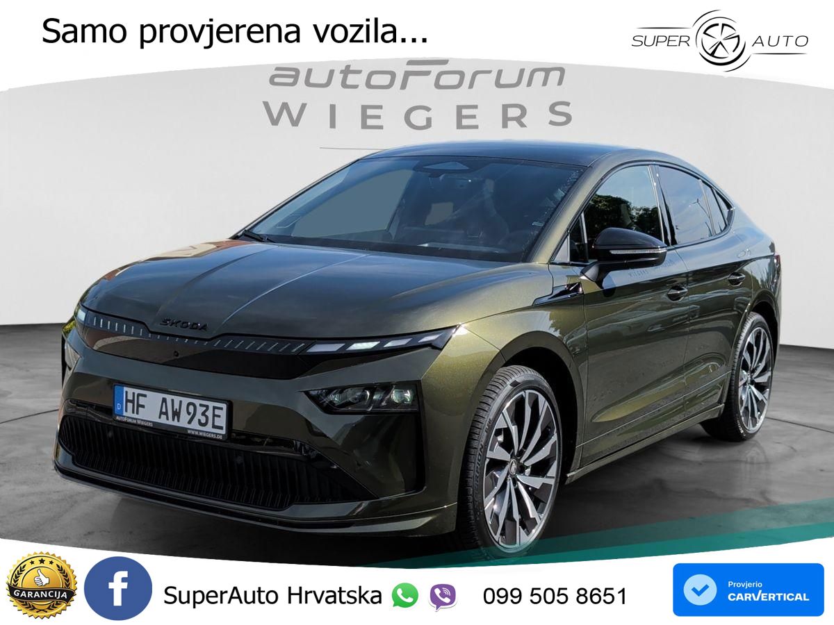Škoda Enyaq Coupe iV 85 82 kWh (286 KS) SportLine MATRIX+GR SJED+KAM