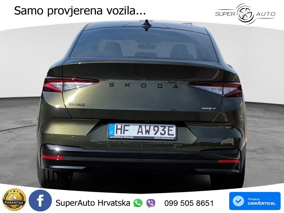Škoda Enyaq Coupe iV 85 82 kWh (286 KS) SportLine MATRIX+GR SJED+KAM