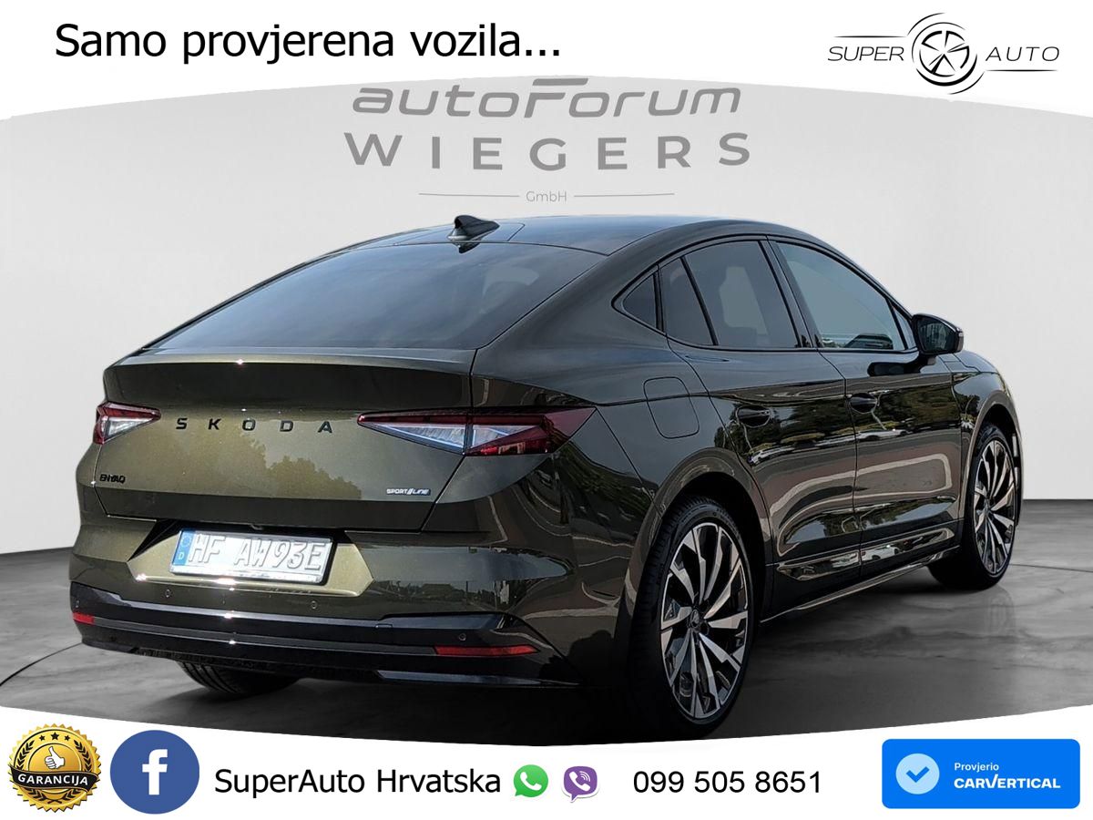 Škoda Enyaq Coupe iV 85 82 kWh (286 KS) SportLine MATRIX+GR SJED+KAM