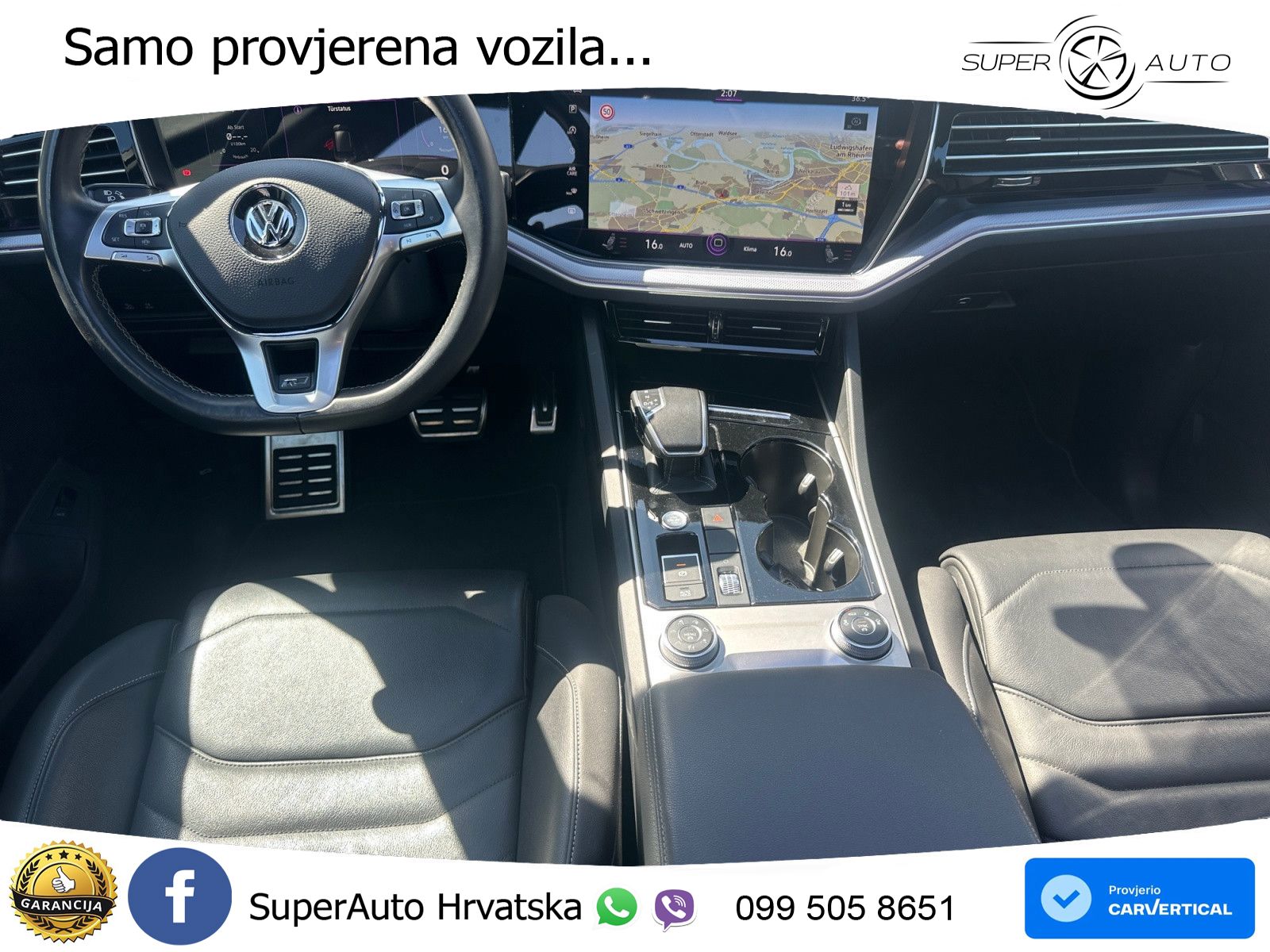 Volkswagen Touareg 3.0 V6 TDI (286 KS) 4MOTION Tiptronic R-Line ZRAČNI+ACC+GR SJED+KAM+PANO
