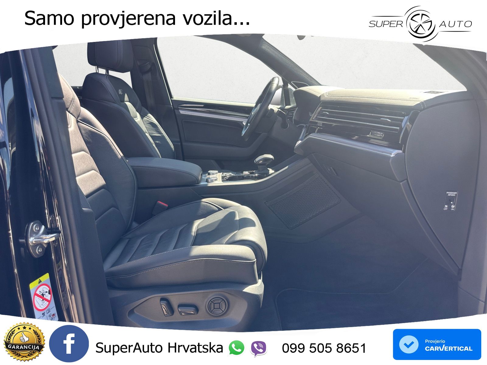 Volkswagen Touareg 3.0 V6 TDI (286 KS) 4MOTION Tiptronic R-Line ZRAČNI+ACC+GR SJED+KAM+PANO