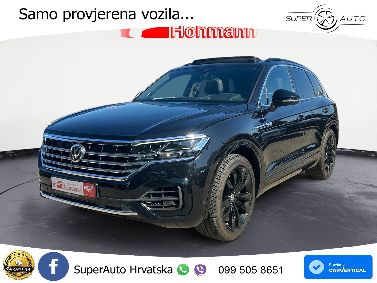 Volkswagen Touareg 3.0 V6 TDI (286 KS) 4MOTION Tiptronic R-Line ZRAČNI+ACC+GR SJED+KAM+PANO