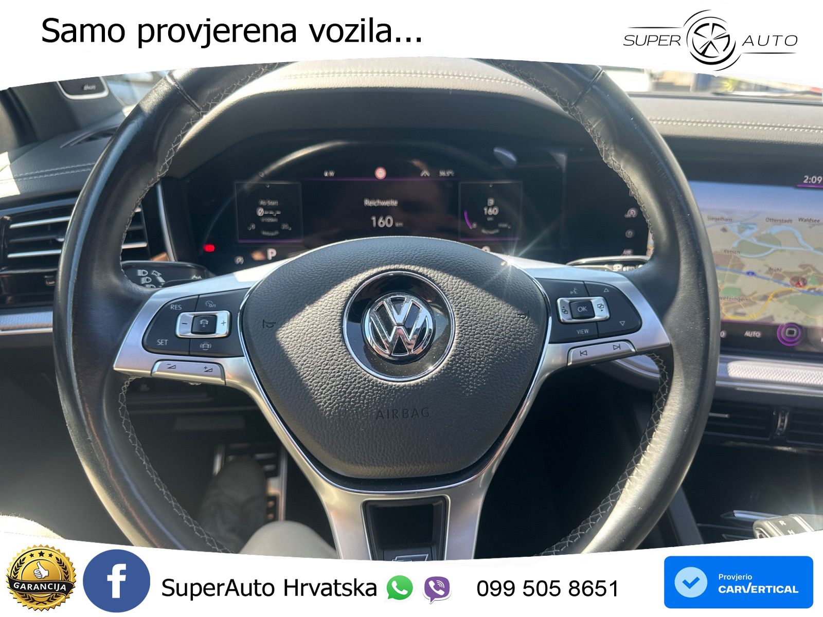 Volkswagen Touareg 3.0 V6 TDI (286 KS) 4MOTION Tiptronic R-Line ZRAČNI+ACC+GR SJED+KAM+PANO