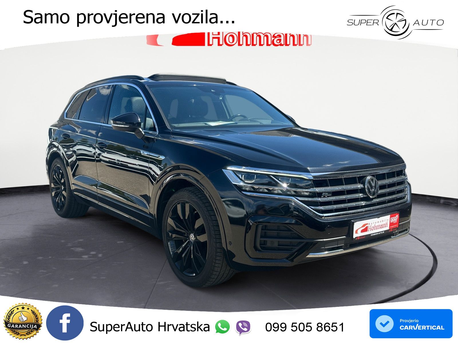 Volkswagen Touareg 3.0 V6 TDI (286 KS) 4MOTION Tiptronic R-Line ZRAČNI+ACC+GR SJED+KAM+PANO