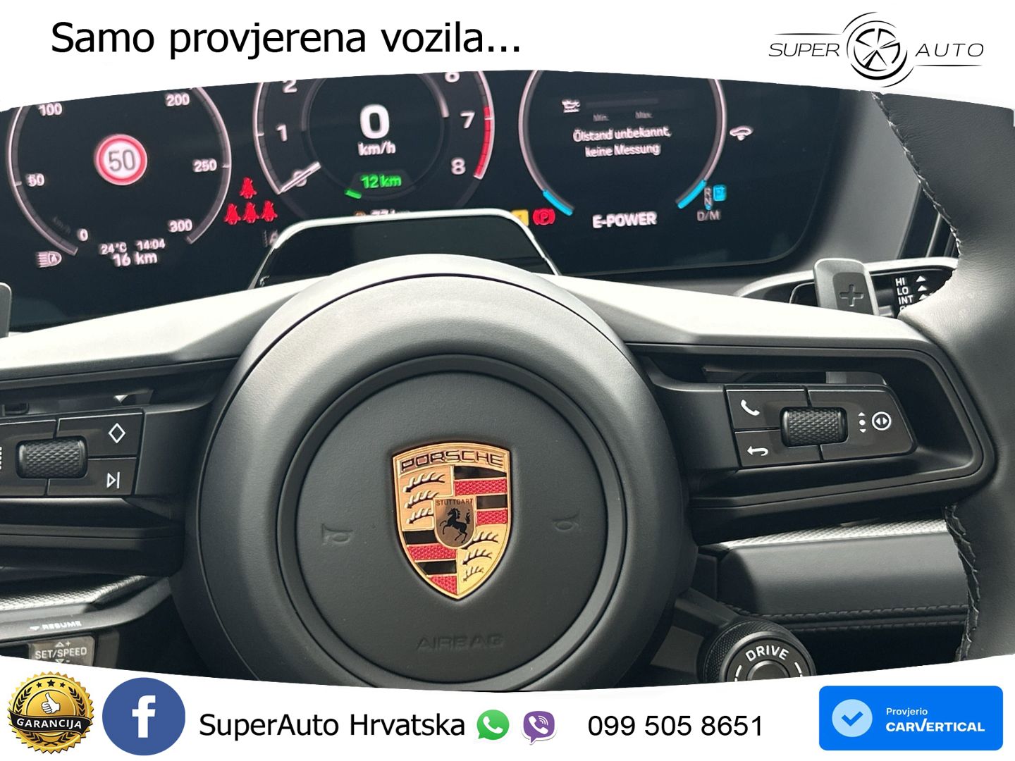 Porsche Panamera 4 2.9 V6 (470 KS) E-Hybrid PDK ACC+HEAD+4xGR SJED+360+PANO