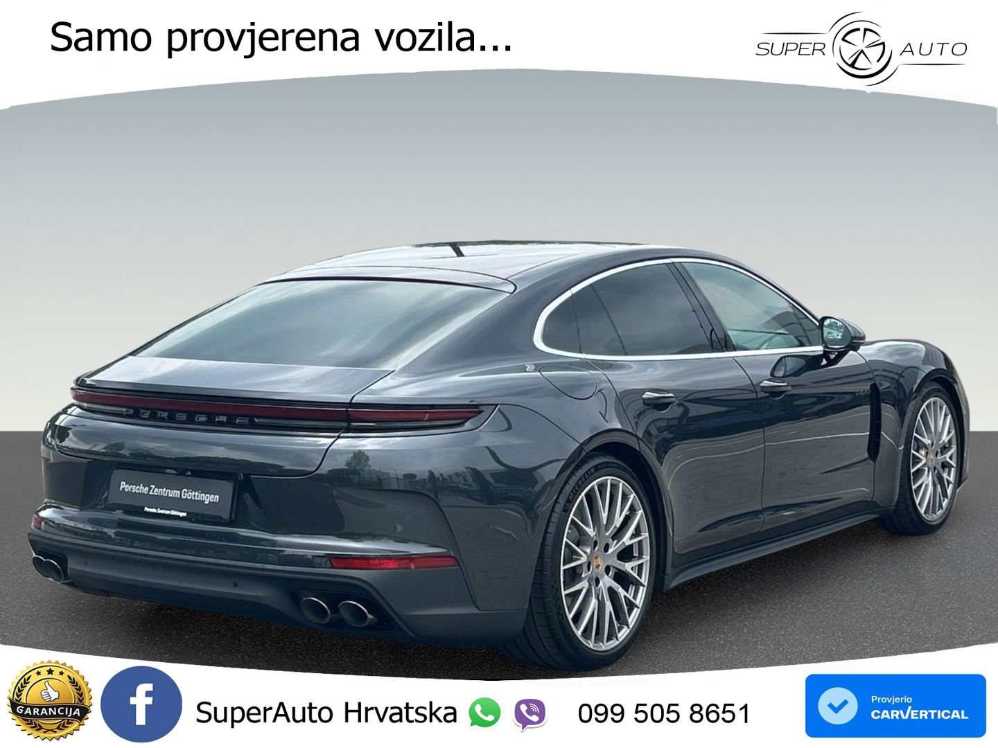 Porsche Panamera 4 2.9 V6 (470 KS) E-Hybrid PDK ACC+HEAD+4xGR SJED+360+PANO