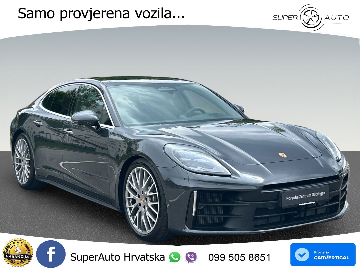 Porsche Panamera 4 2.9 V6 (470 KS) E-Hybrid PDK ACC+HEAD+4xGR SJED+360+PANO