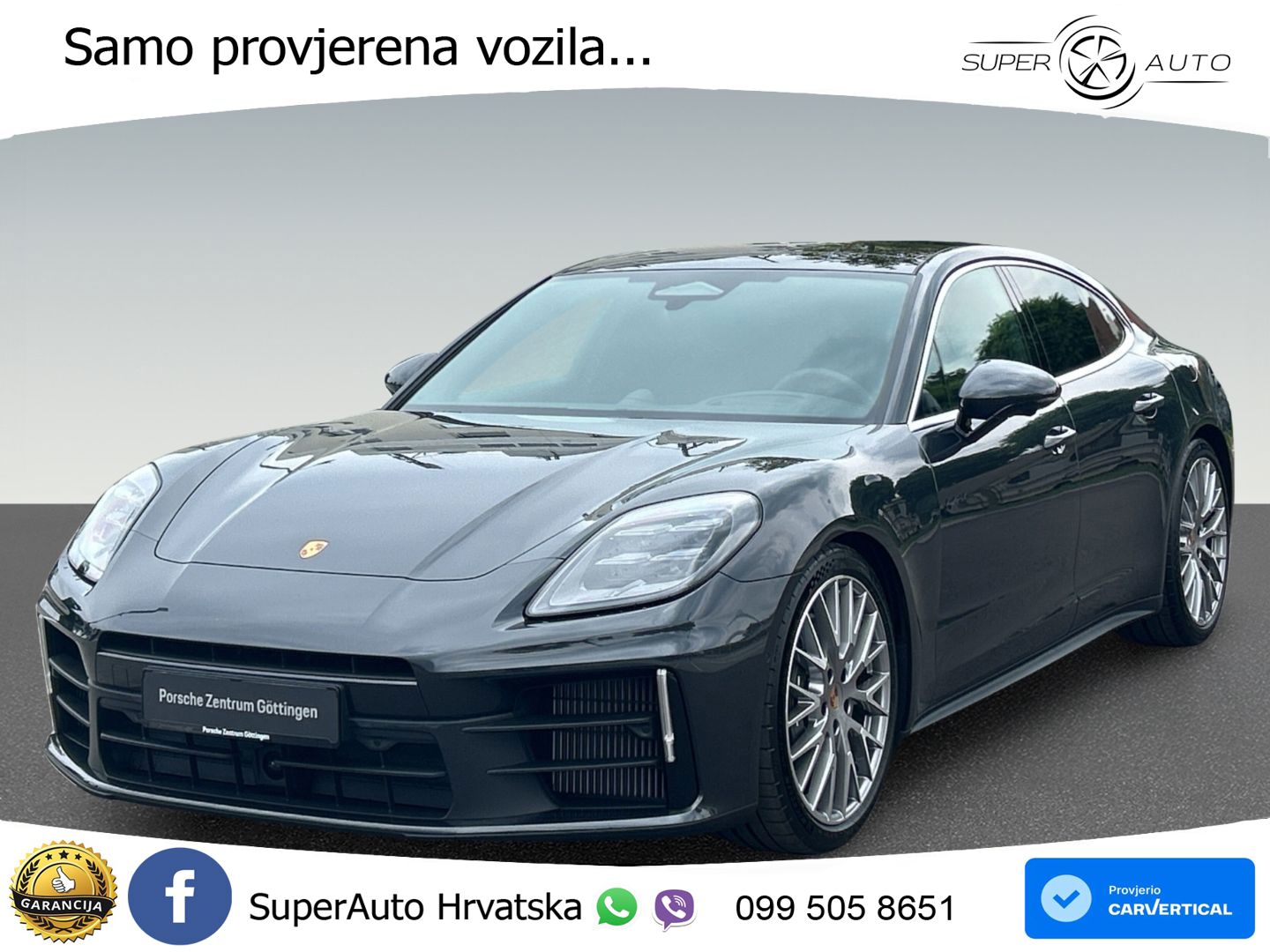 Porsche Panamera 4 2.9 V6 (470 KS) E-Hybrid PDK ACC+HEAD+4xGR SJED+360+PANO