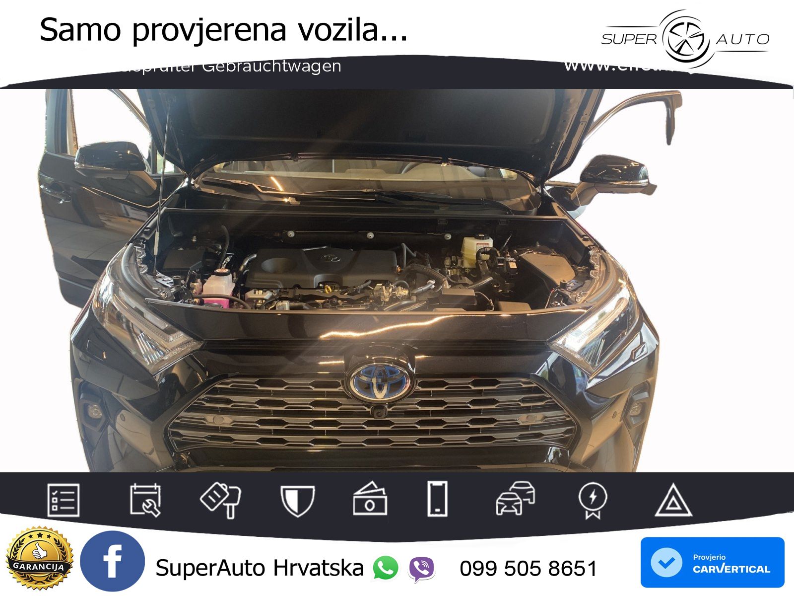 Toyota RAV4 2.5 (222 KS) Hybrid AWD-i eCVT LED+GR SJED+ACC
