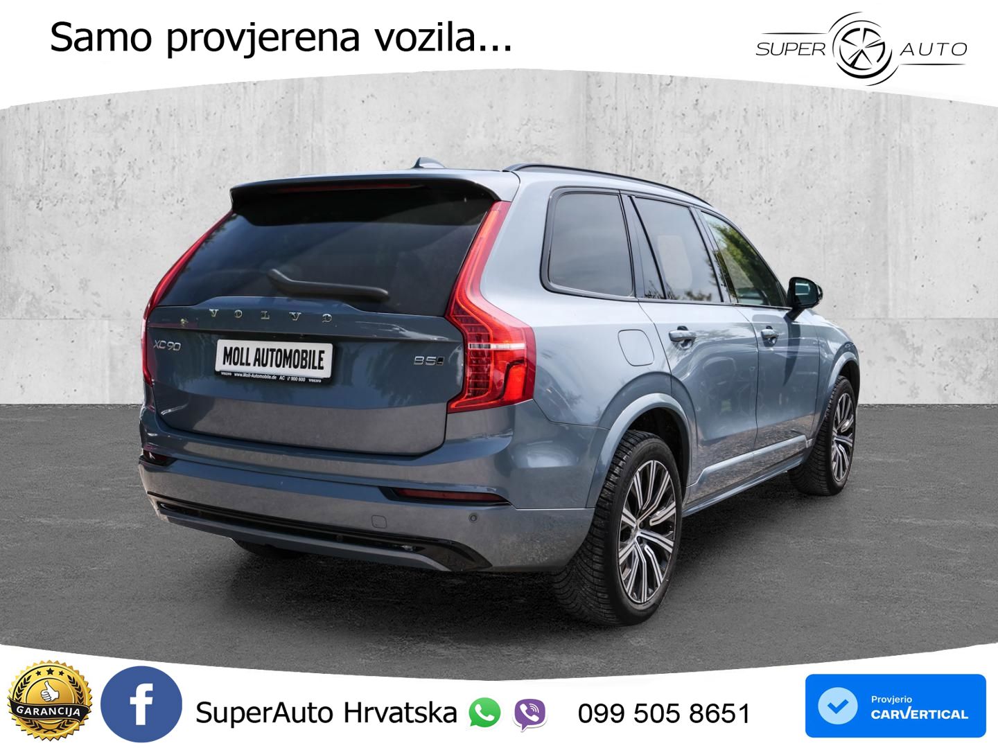 Volvo XC90 2.0 B5 AWD Automatic LED+GR SJED+ACC
