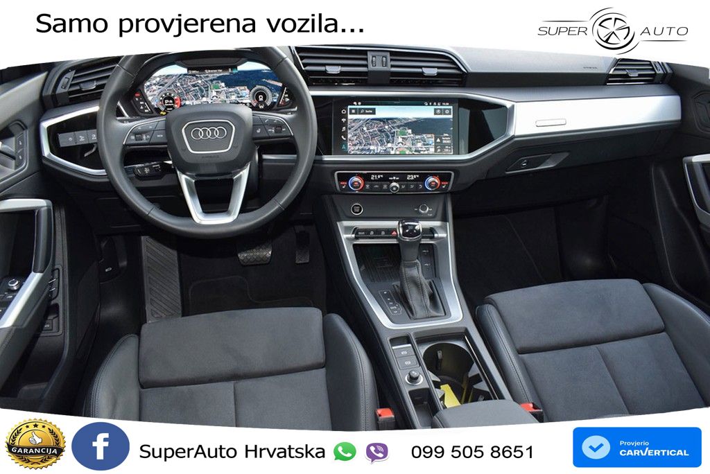 Audi Q3 II Sportback 40 TFSI (190 KS) quattro S tronic S line MATRIX+GR SJED+KAM