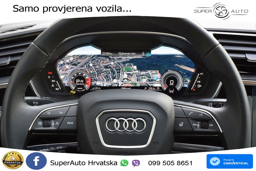 Audi Q3 II Sportback 40 TFSI (190 KS) quattro S tronic S line MATRIX+GR SJED+KAM