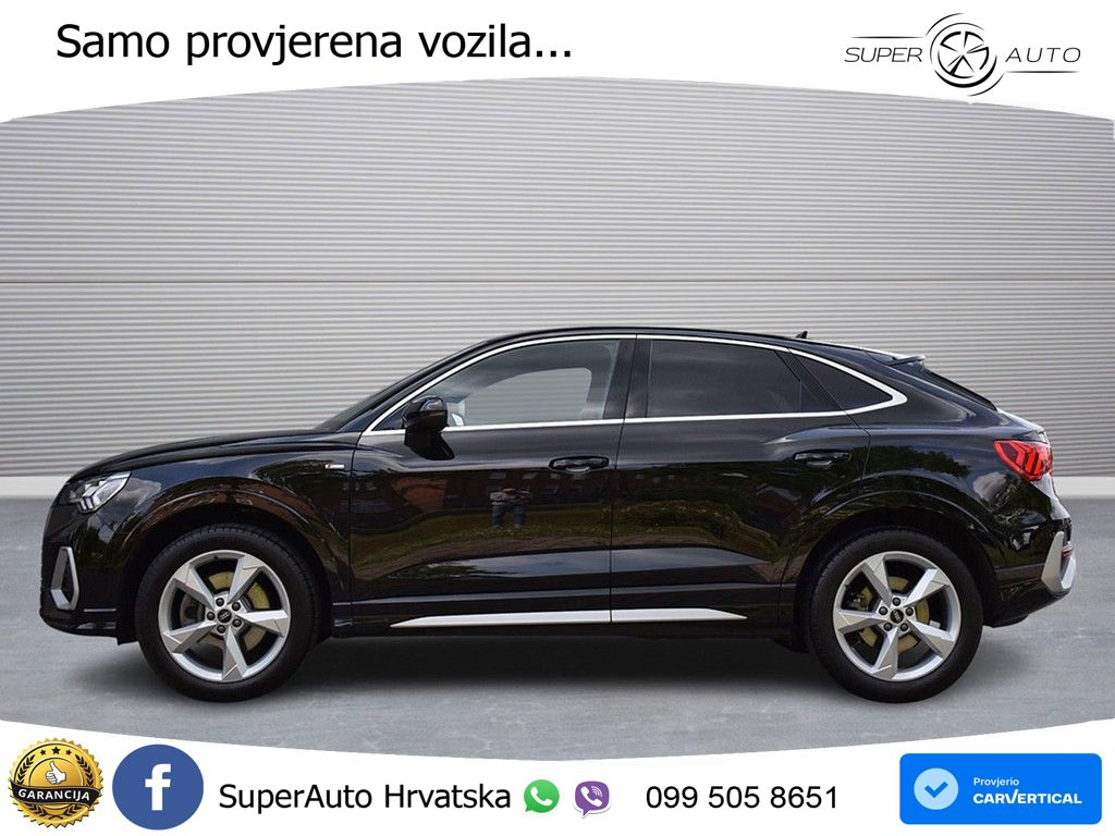 Audi Q3 II Sportback 40 TFSI (190 KS) quattro S tronic S line MATRIX+GR SJED+KAM