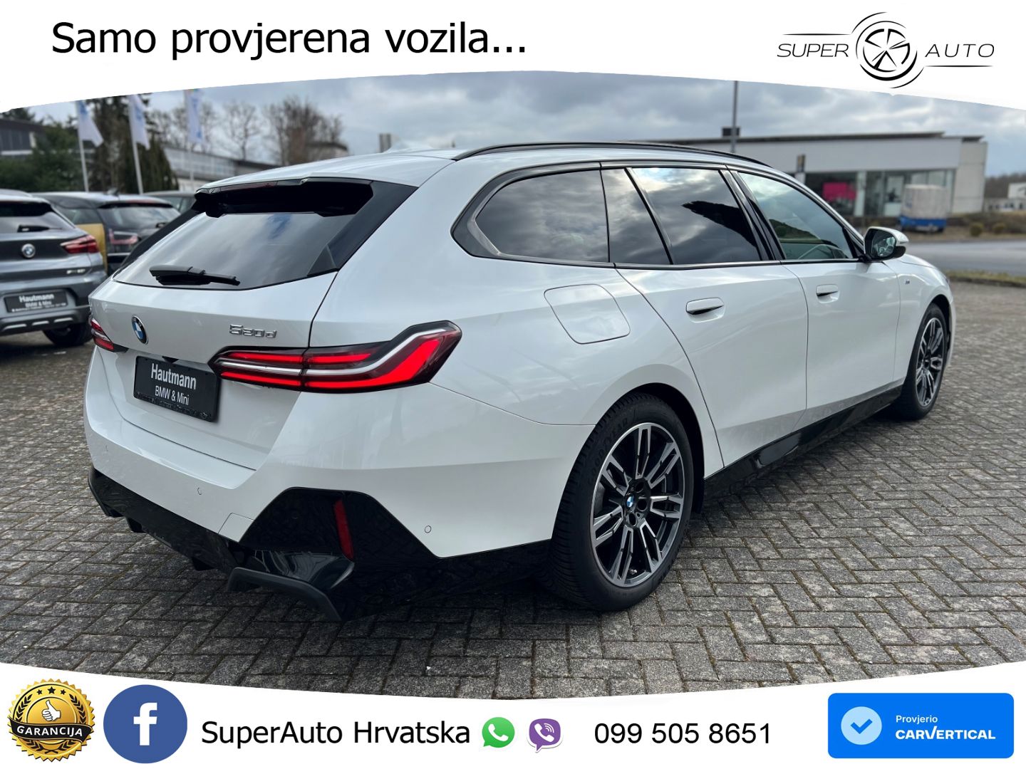 BMW 520d Touring (197 KS) Steptronic M Sport ACC+HEAD+4xGR SJED+360+PANO