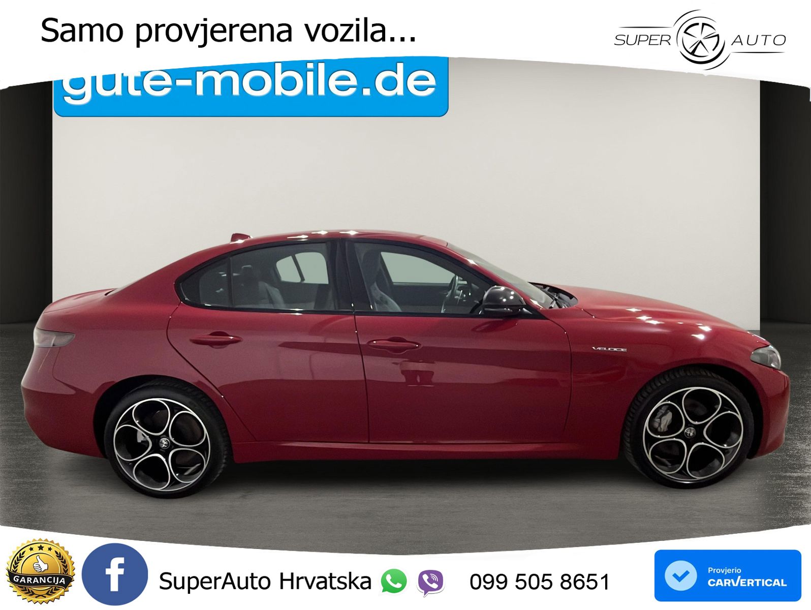 Alfa Romeo Giulia 2.0 Turbo (280 KS) Q4 Automatic LED+GR SJED+ACC