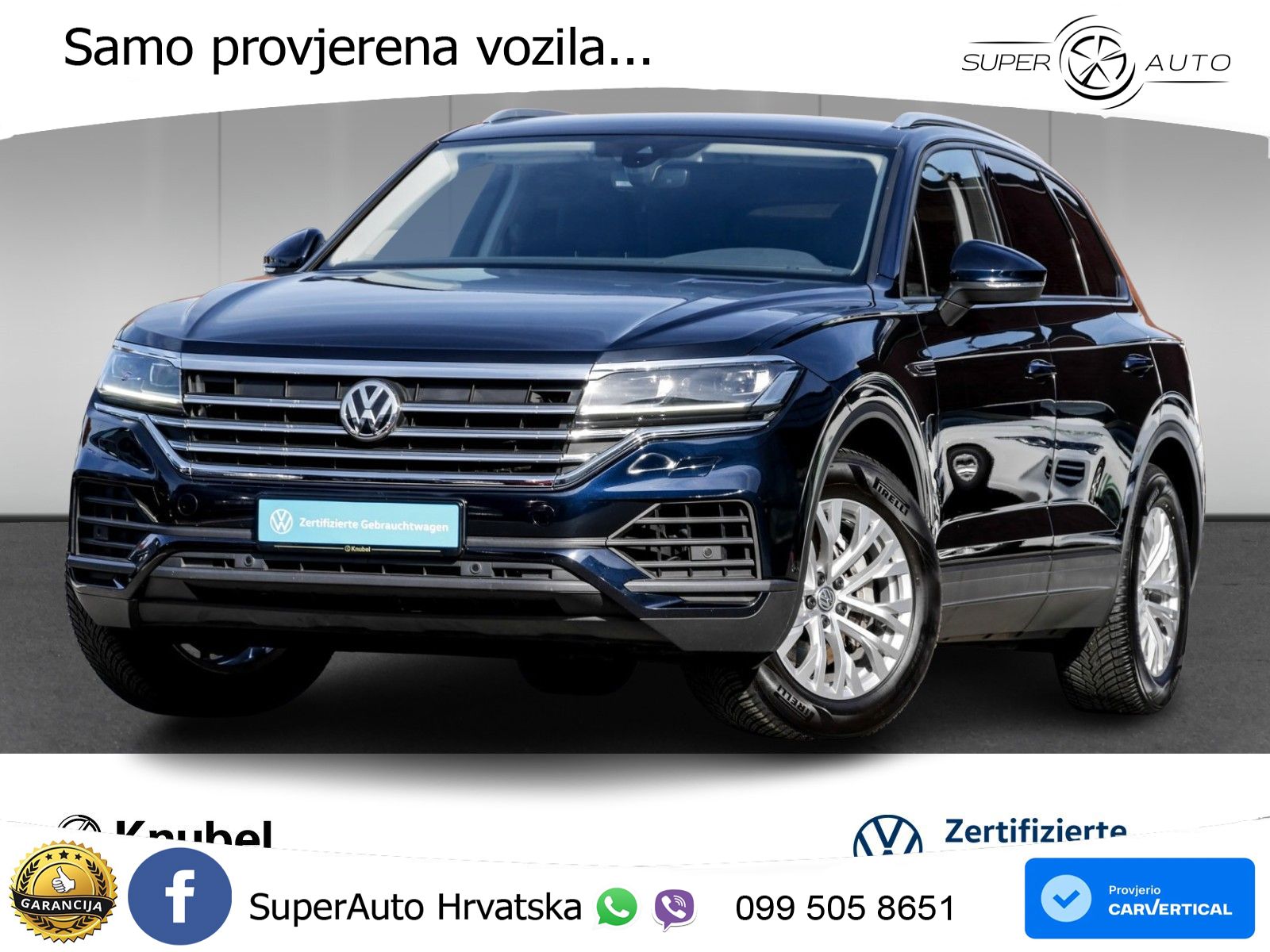 Volkswagen Touareg 3.0 V6 TDI (231 KS) 4MOTION Tiptronic ZRAČNI+ACC+4xGR SJED+KAM