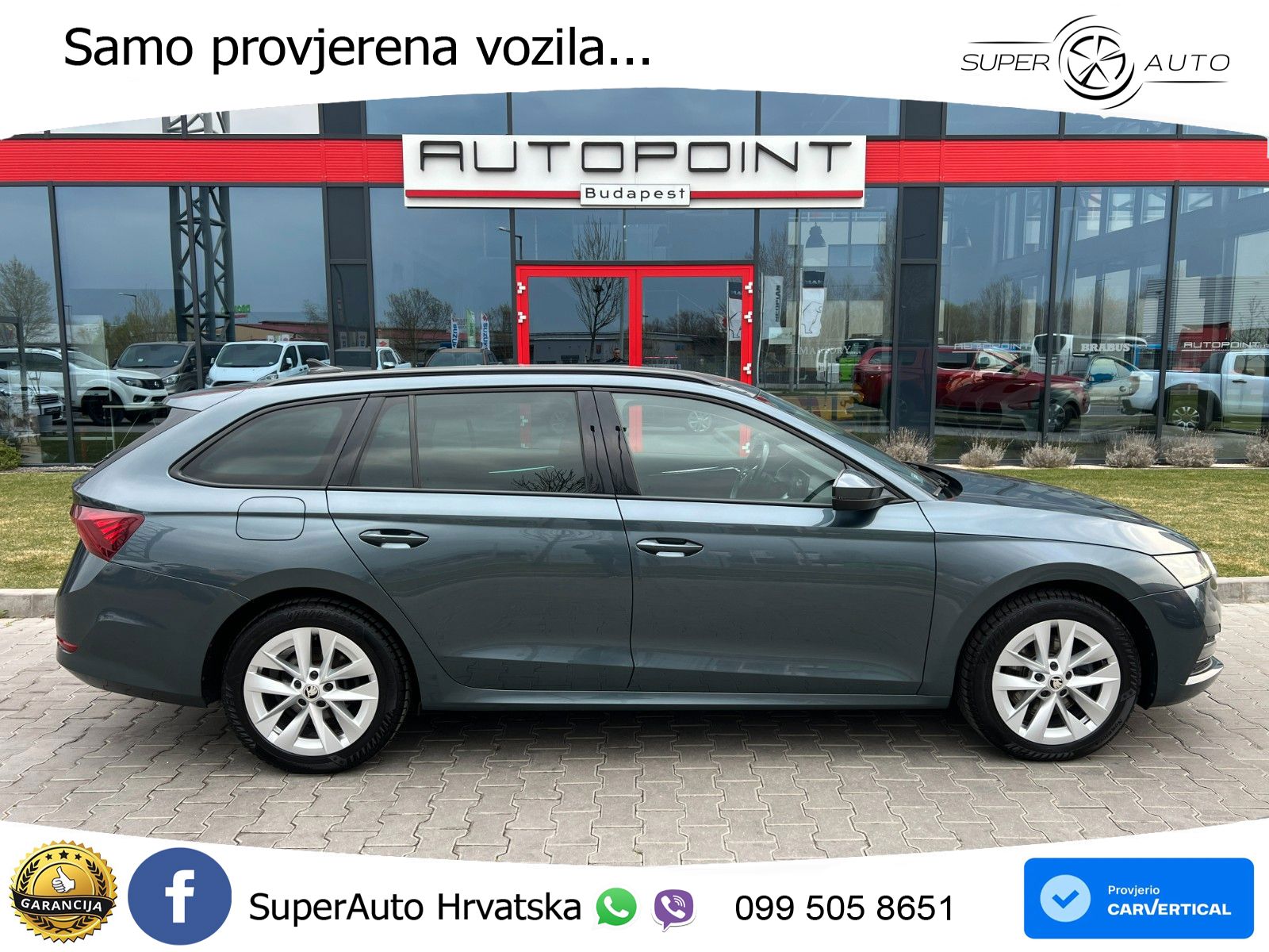 Škoda Octavia Combi 2.0 TDI (150 KS) 4x4 DSG LED+GR SJED+ACC