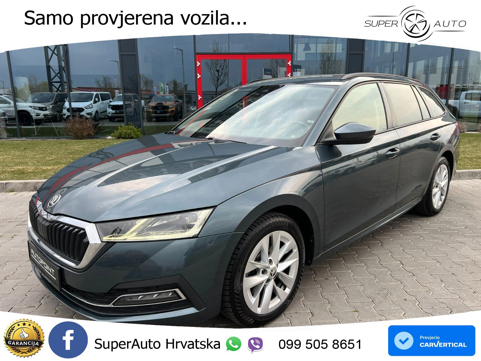 Škoda Octavia Combi 2.0 TDI (150 KS) 4x4 DSG LED+GR SJED+ACC