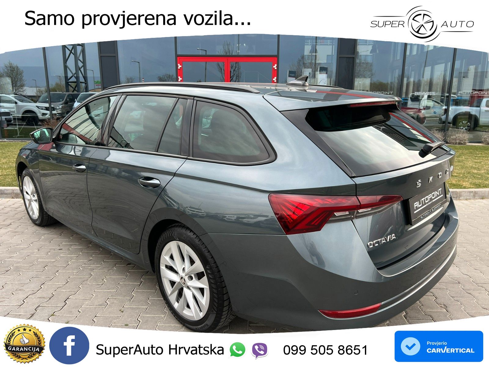 Škoda Octavia Combi 2.0 TDI (150 KS) 4x4 DSG LED+GR SJED+ACC