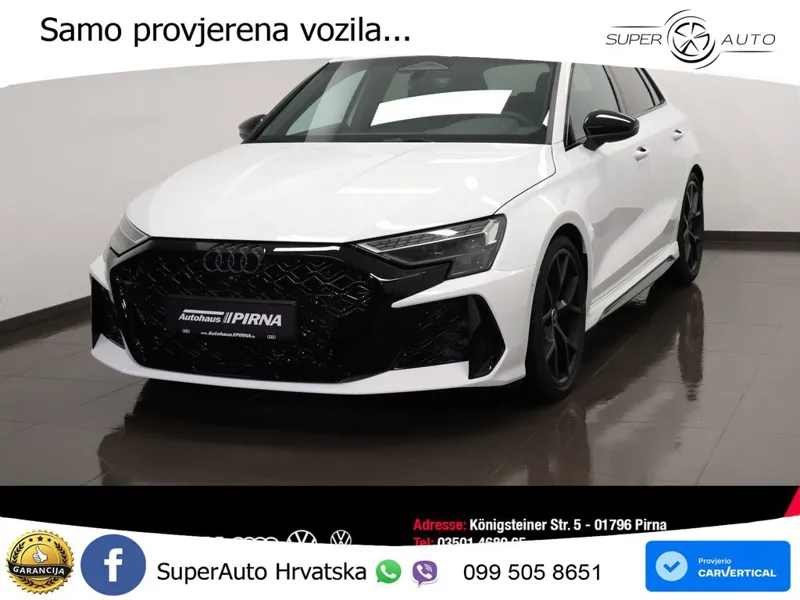 Audi RS3 Sedan 2.5 TFSI (400 KS) quattro S tronic MATRIX+GR SJED+KAM
