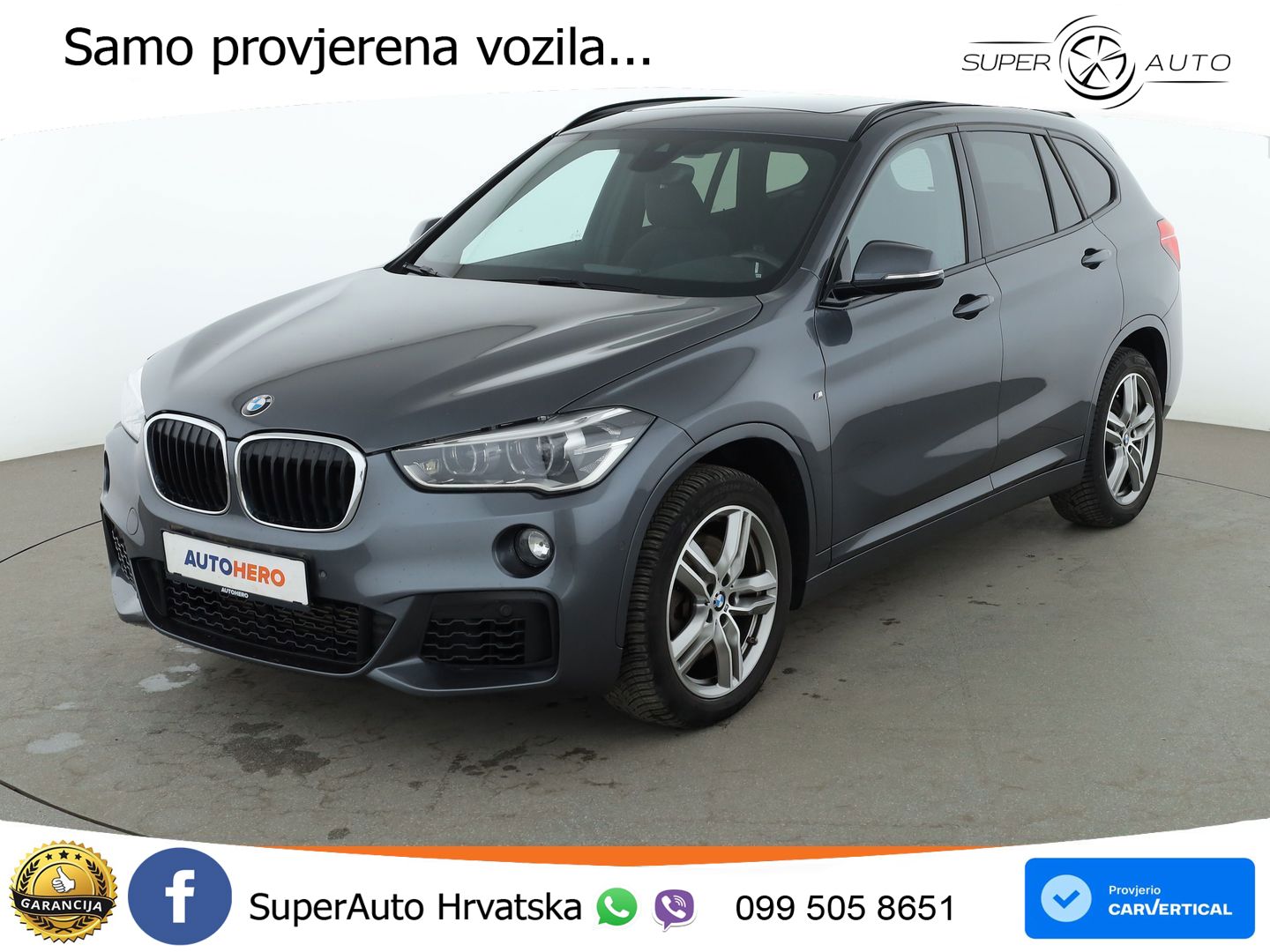 BMW X1 20i (192 KS) Steptronic M Sport LED+GR SJED+ACC