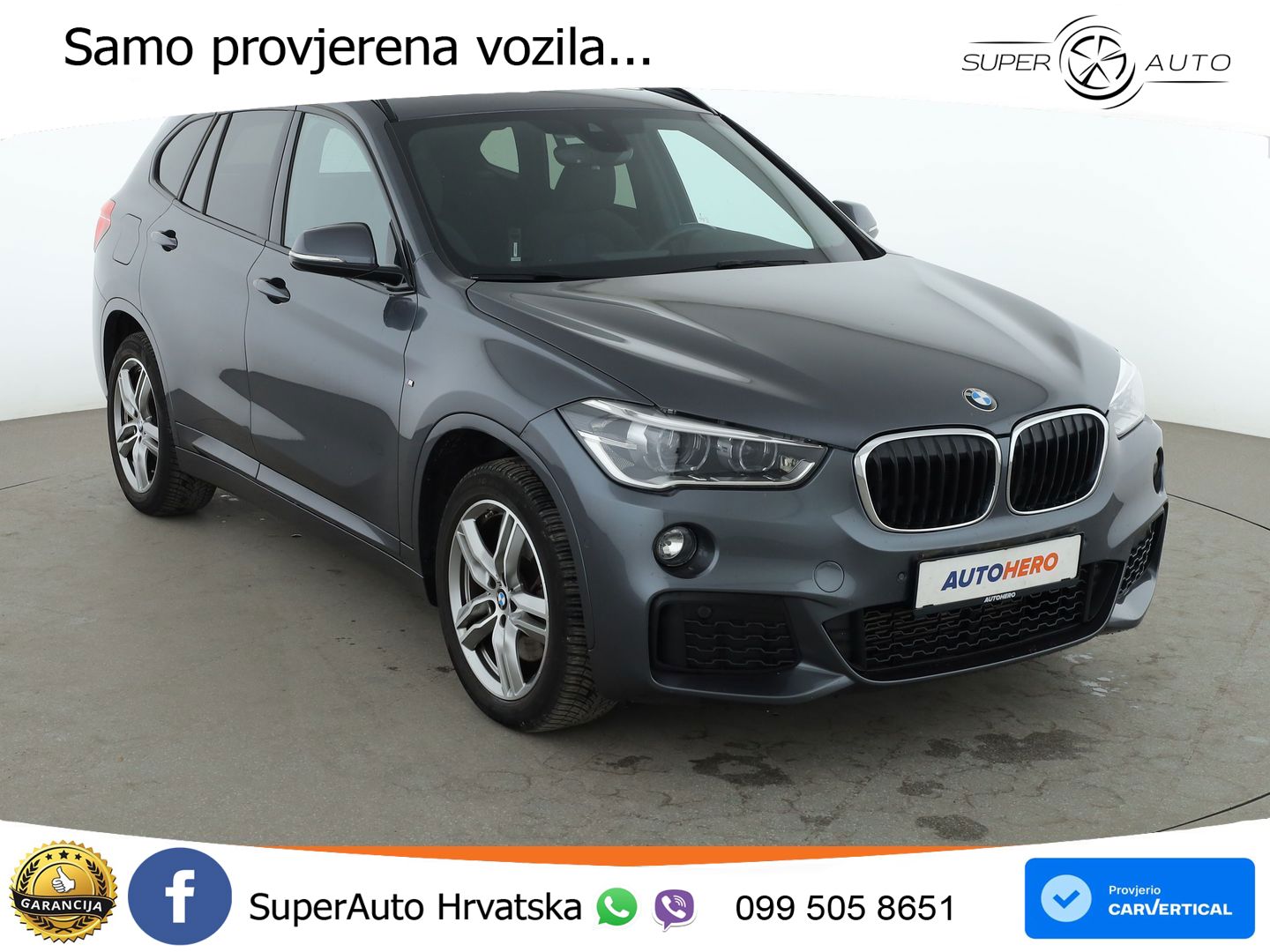 BMW X1 20i (192 KS) Steptronic M Sport LED+GR SJED+ACC