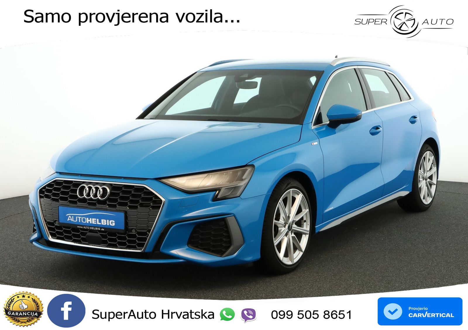 Audi A3 30 TDI (116 KS) S tronic S line LED+GR SJED+ACC