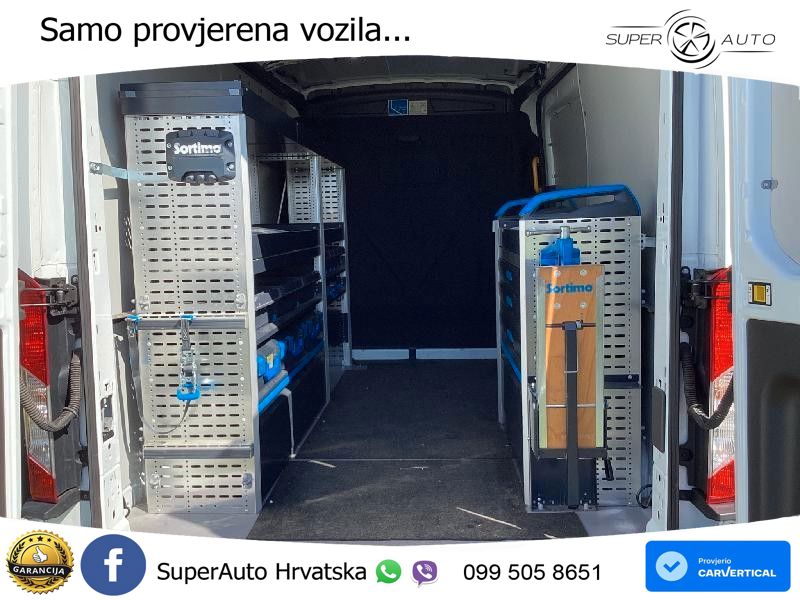 Ford Transit Kasten 350 L2 Trend+Glas+Hegla+AHK+Sort 185 KS