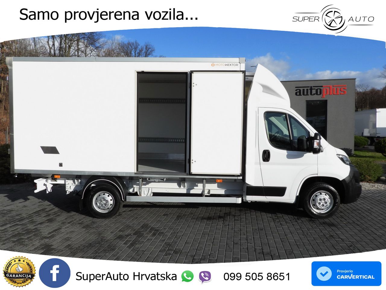 Peugeot BOXER KÜHLKOFFER 0C 8 PALETTEN TEMPOMAT LED 140 KS