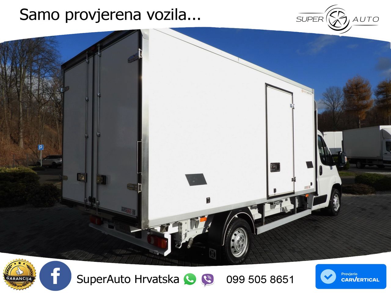 Peugeot BOXER KÜHLKOFFER 0C 8 PALETTEN TEMPOMAT LED 140 KS