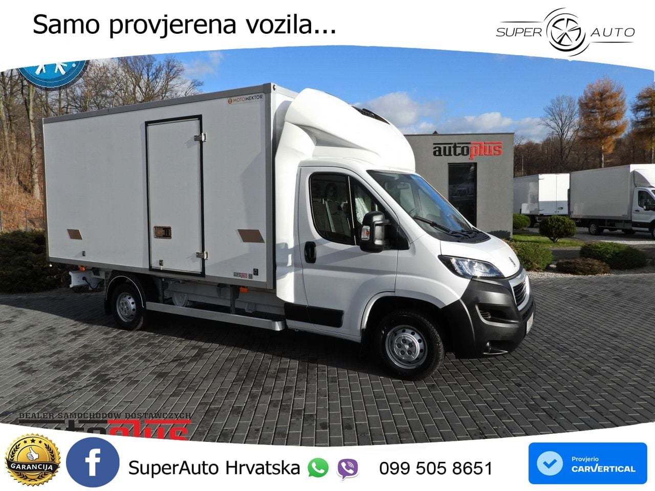 Peugeot BOXER KÜHLKOFFER 0C 8 PALETTEN TEMPOMAT LED 140 KS