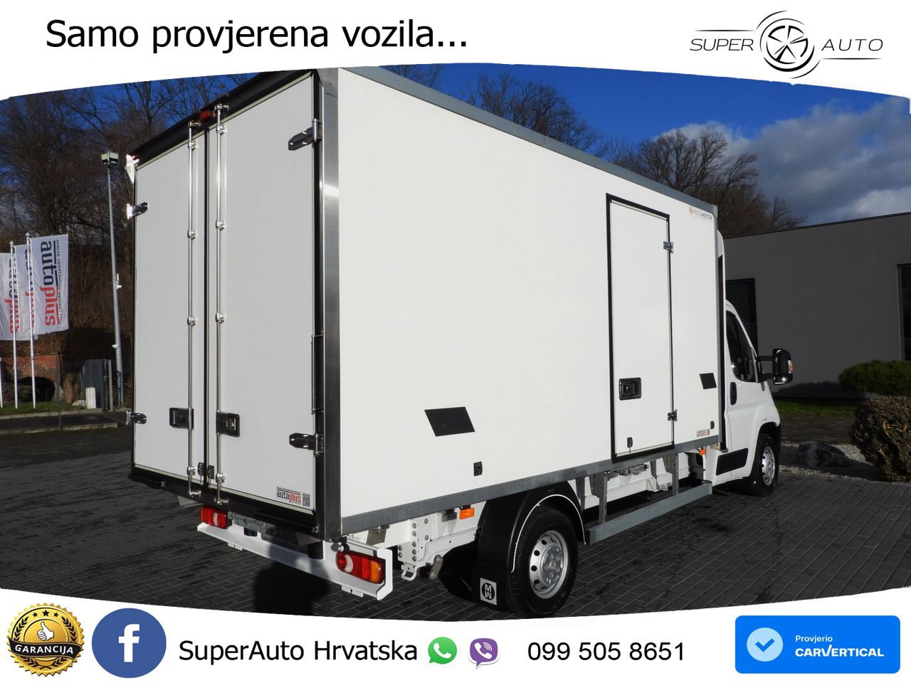 Peugeot BOXER KÜHLKOFFER 0C 8 PALETTEN TEMPOMAT LED 140 KS