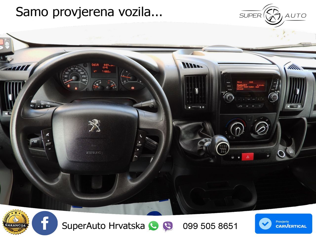 Peugeot BOXER KÜHLKOFFER 0C 8 PALETTEN TEMPOMAT LED 140 KS