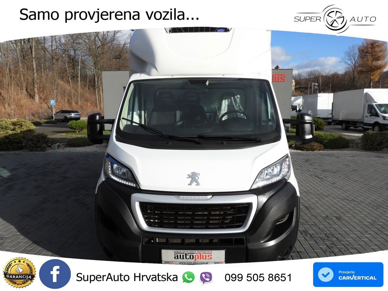 Peugeot BOXER KÜHLKOFFER 0C 8 PALETTEN TEMPOMAT LED 140 KS