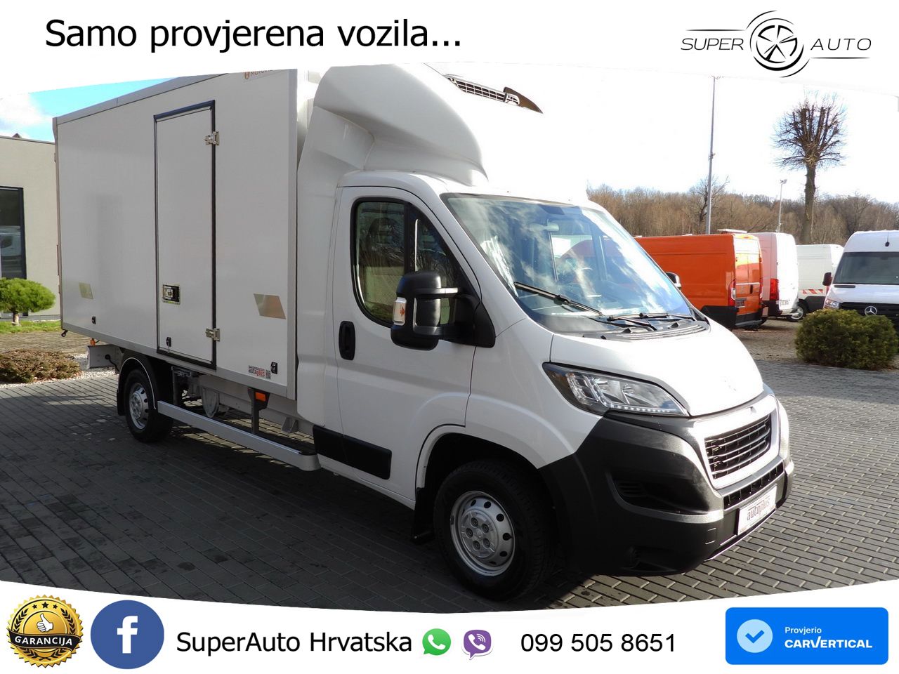 Peugeot BOXER KÜHLKOFFER 0C 8 PALETTEN TEMPOMAT LED 140 KS
