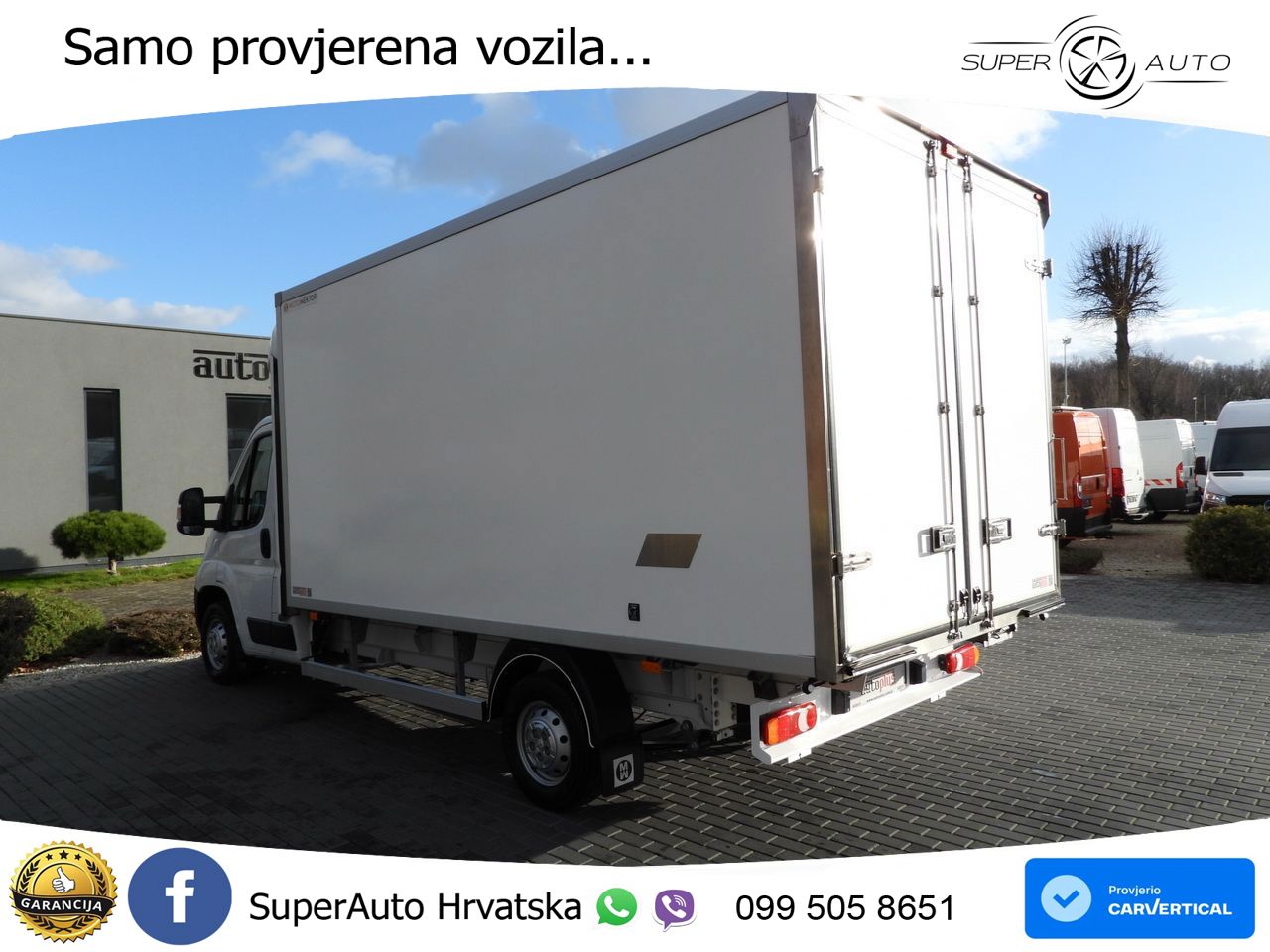 Peugeot BOXER KÜHLKOFFER 0C 8 PALETTEN TEMPOMAT LED 140 KS