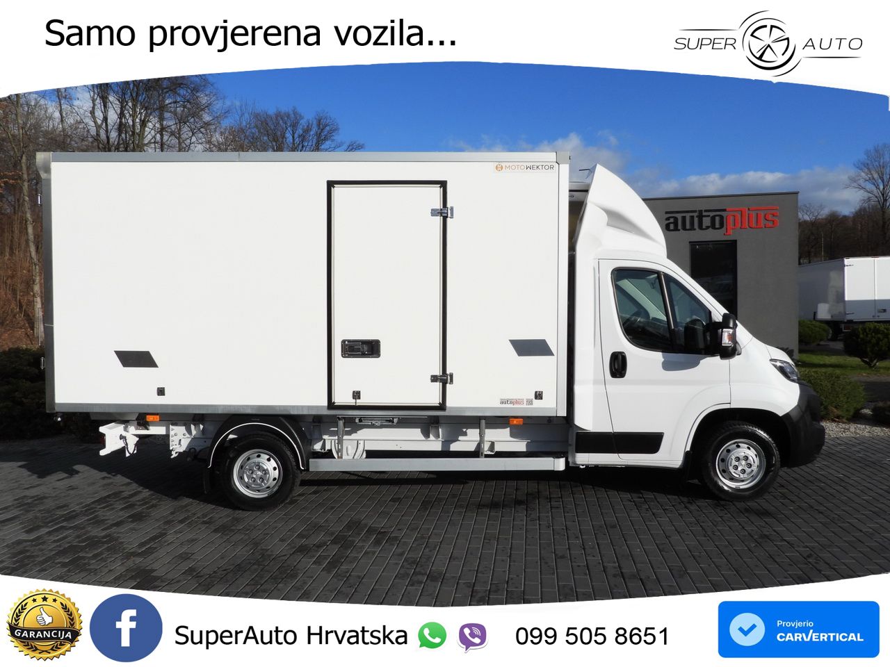 Peugeot BOXER KÜHLKOFFER 0C 8 PALETTEN TEMPOMAT LED 140 KS
