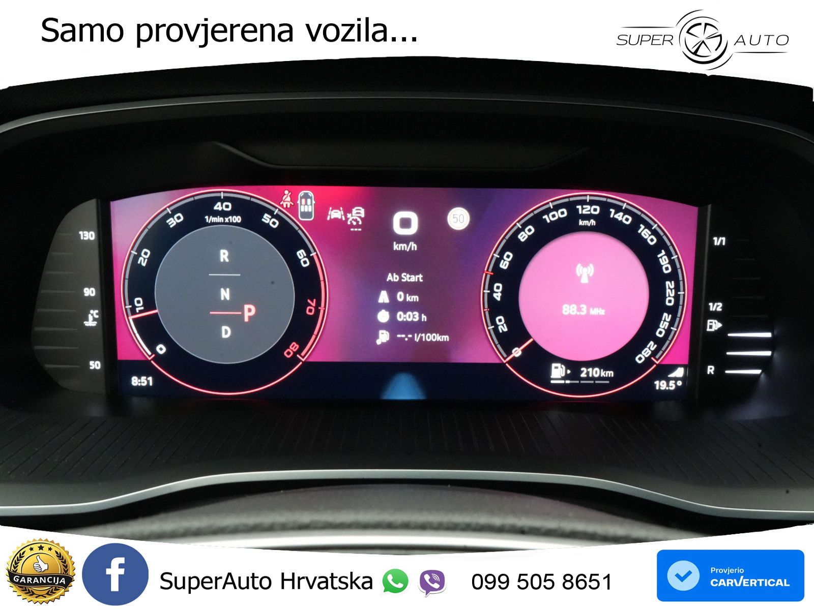 Škoda Octavia Combi RS 2.0 TSI (265 KS) DSG MATRIX+GR SJED+KAM