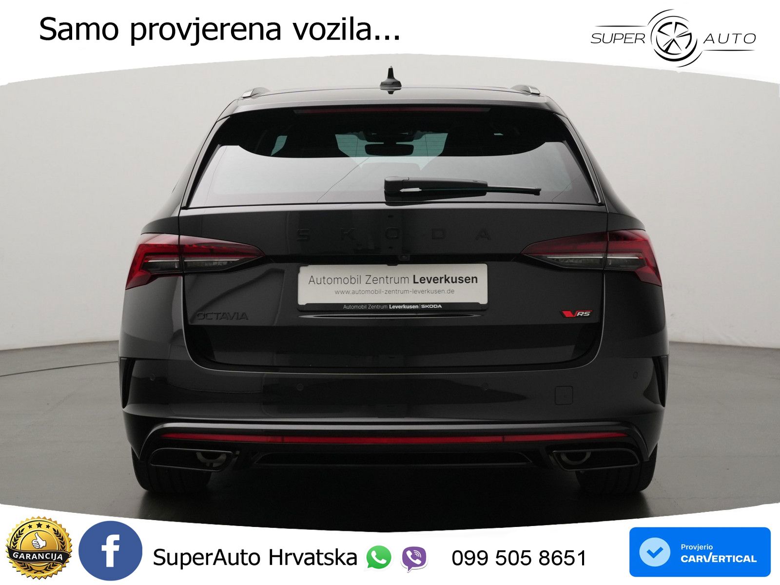 Škoda Octavia Combi RS 2.0 TSI (265 KS) DSG MATRIX+GR SJED+KAM