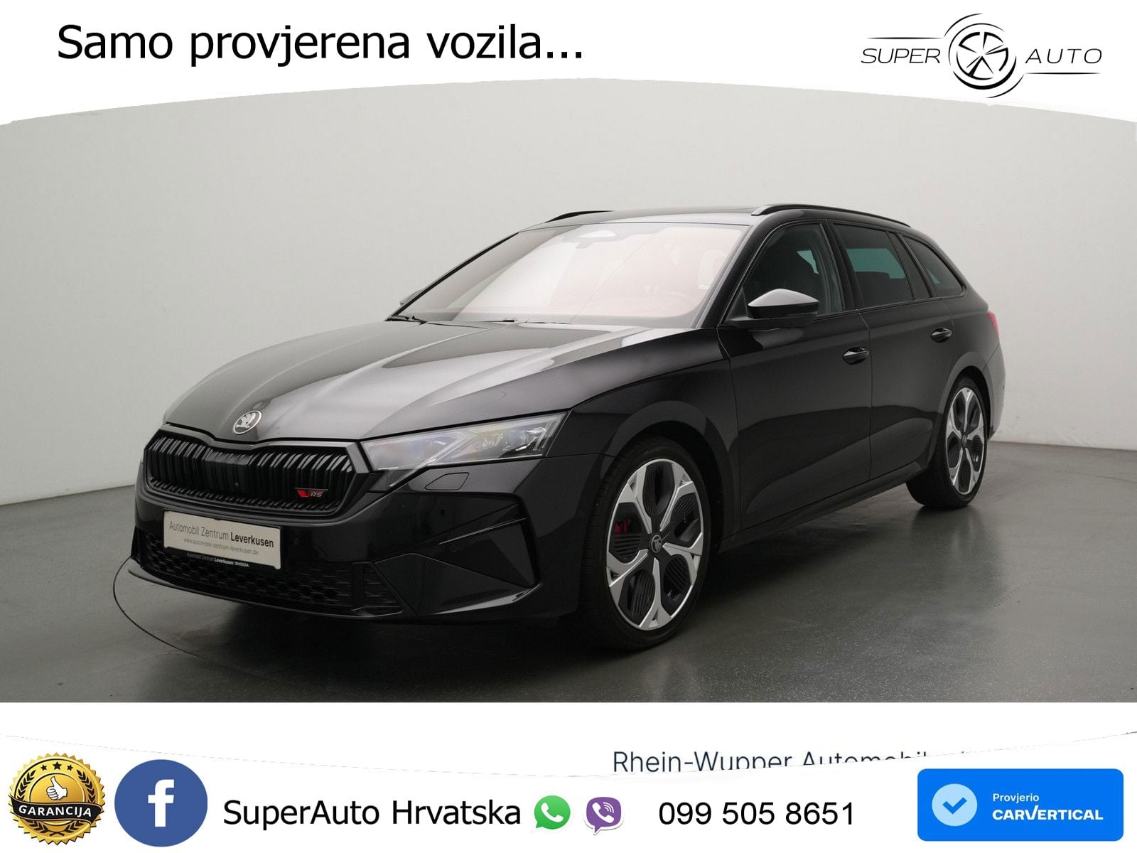 Škoda Octavia Combi RS 2.0 TSI (265 KS) DSG MATRIX+GR SJED+KAM