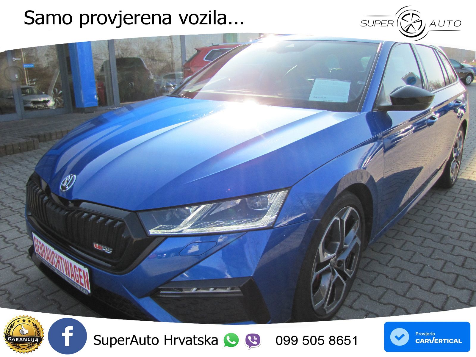 Škoda Octavia Combi RS 2.0 TSI (245 KS) DSG LED+GR SJED+ACC