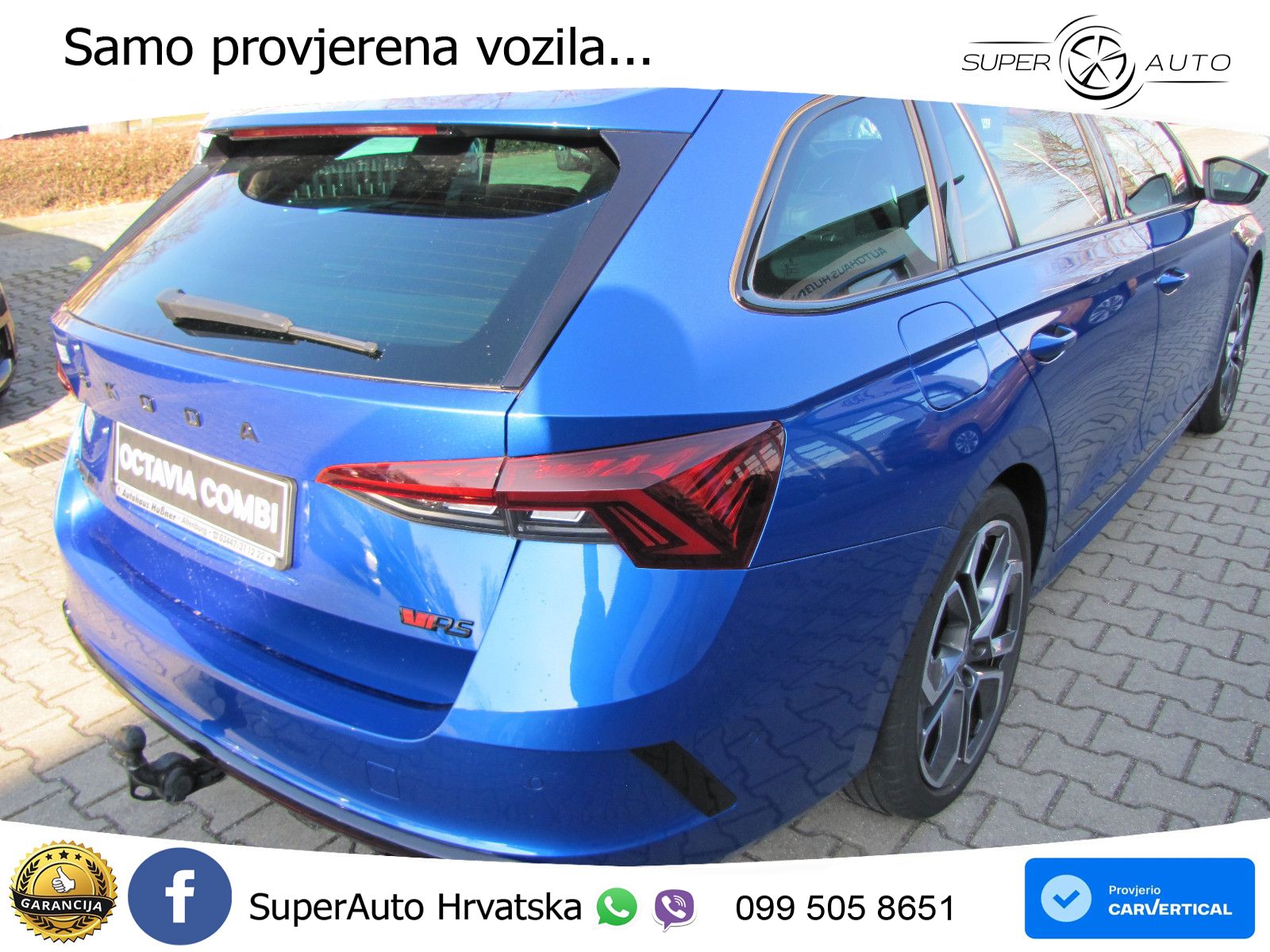 Škoda Octavia Combi RS 2.0 TSI (245 KS) DSG LED+GR SJED+ACC