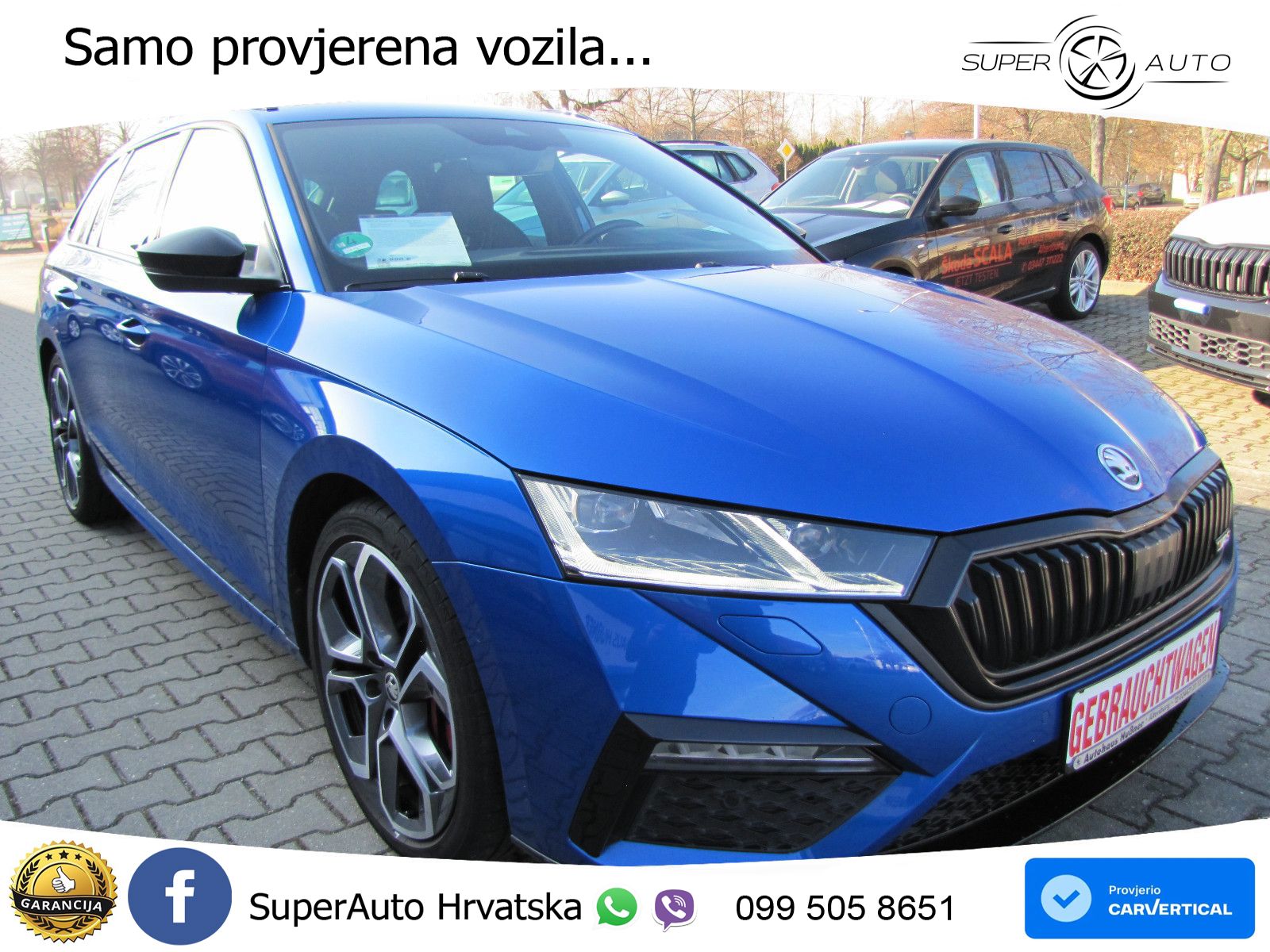 Škoda Octavia Combi RS 2.0 TSI (245 KS) DSG LED+GR SJED+ACC