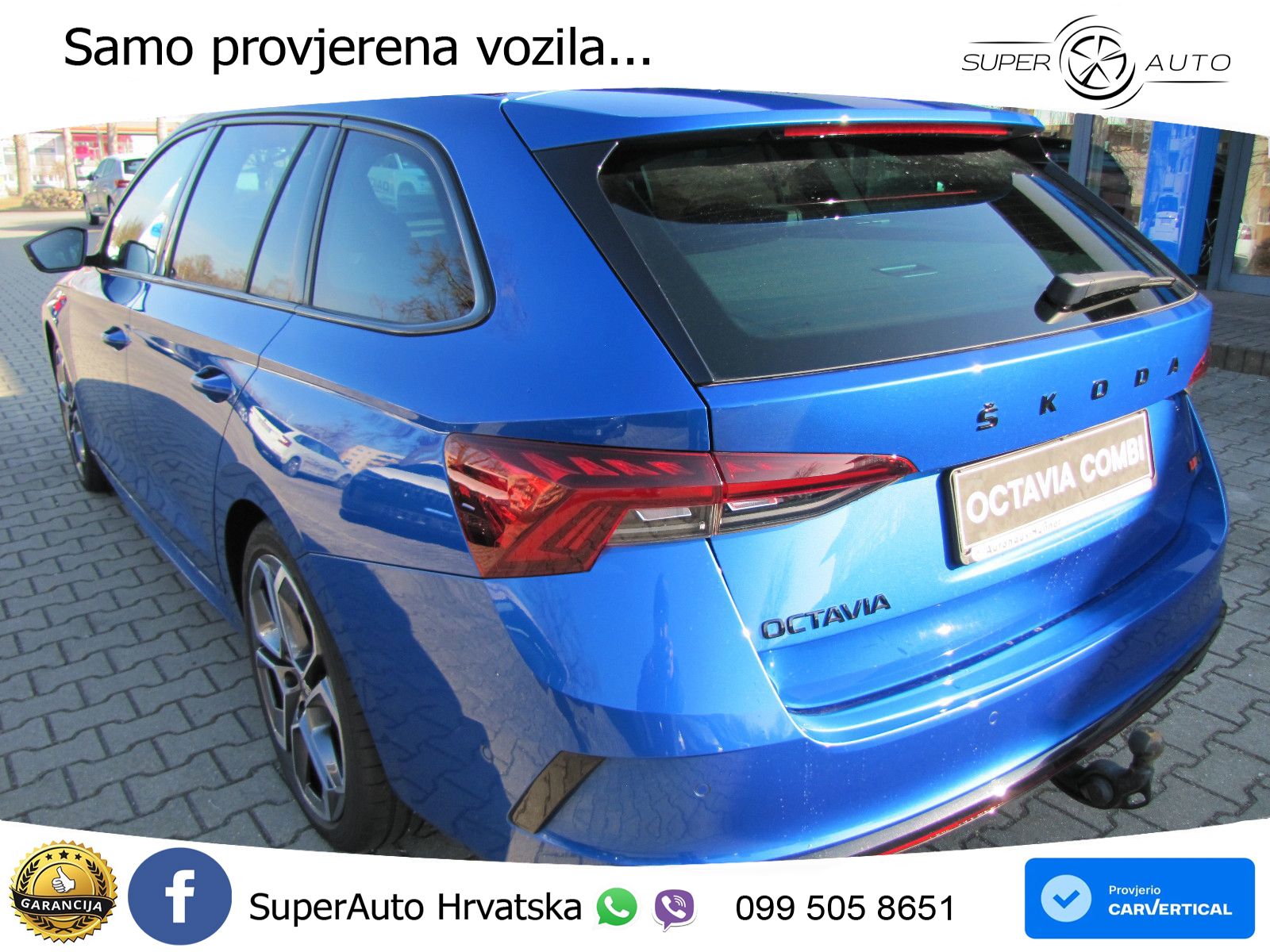 Škoda Octavia Combi RS 2.0 TSI (245 KS) DSG LED+GR SJED+ACC