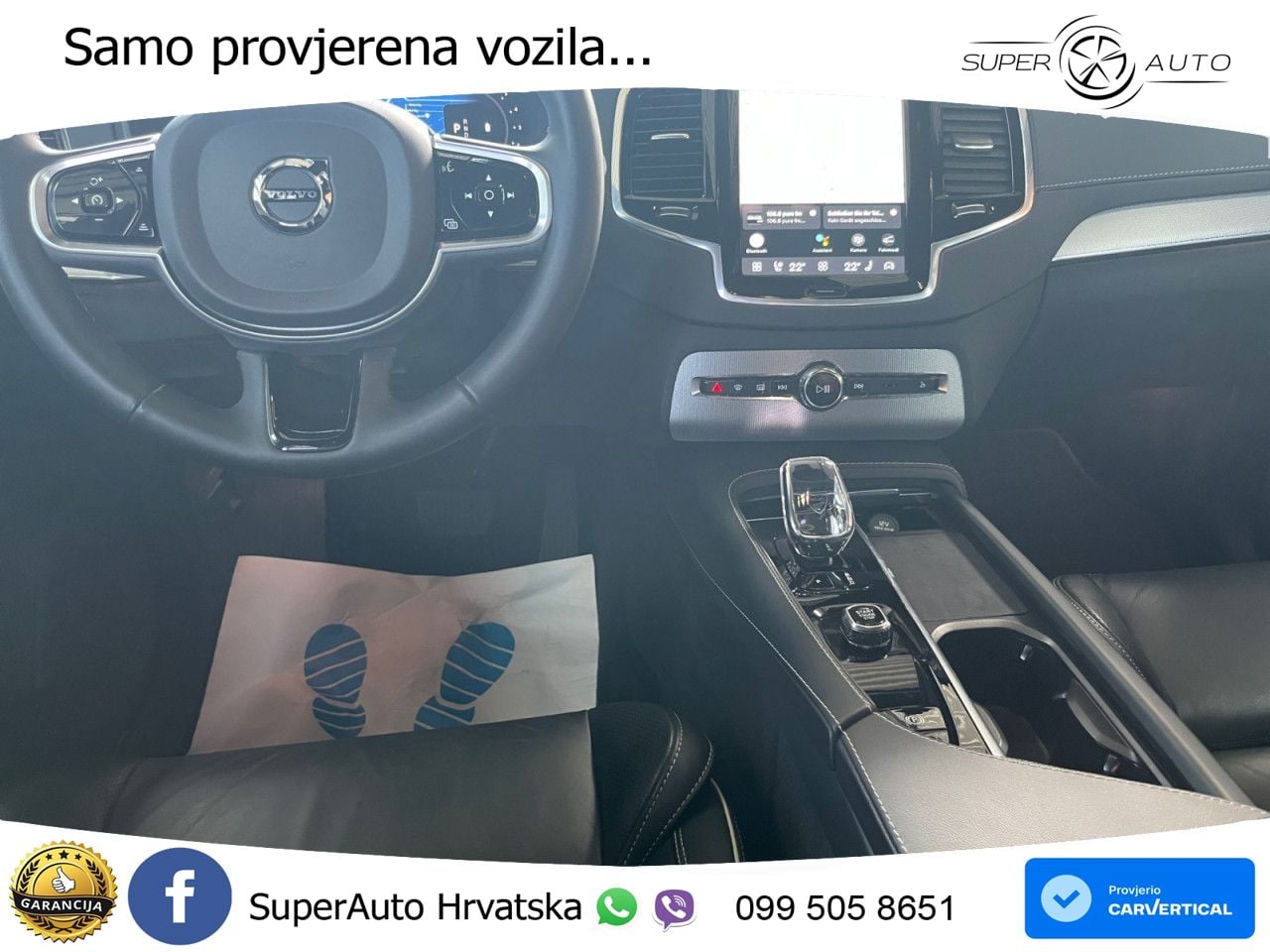 Volvo XC90 2.0 B5 Diesel AWD Automatic ZRAČNI+ACC+GR SJED+KAM+PANO