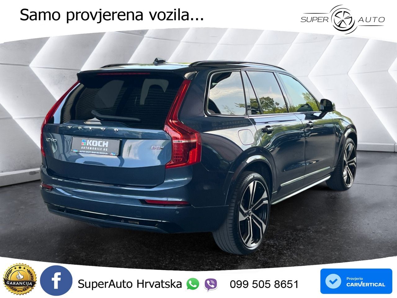 Volvo XC90 2.0 B5 Diesel AWD Automatic ZRAČNI+ACC+GR SJED+KAM+PANO