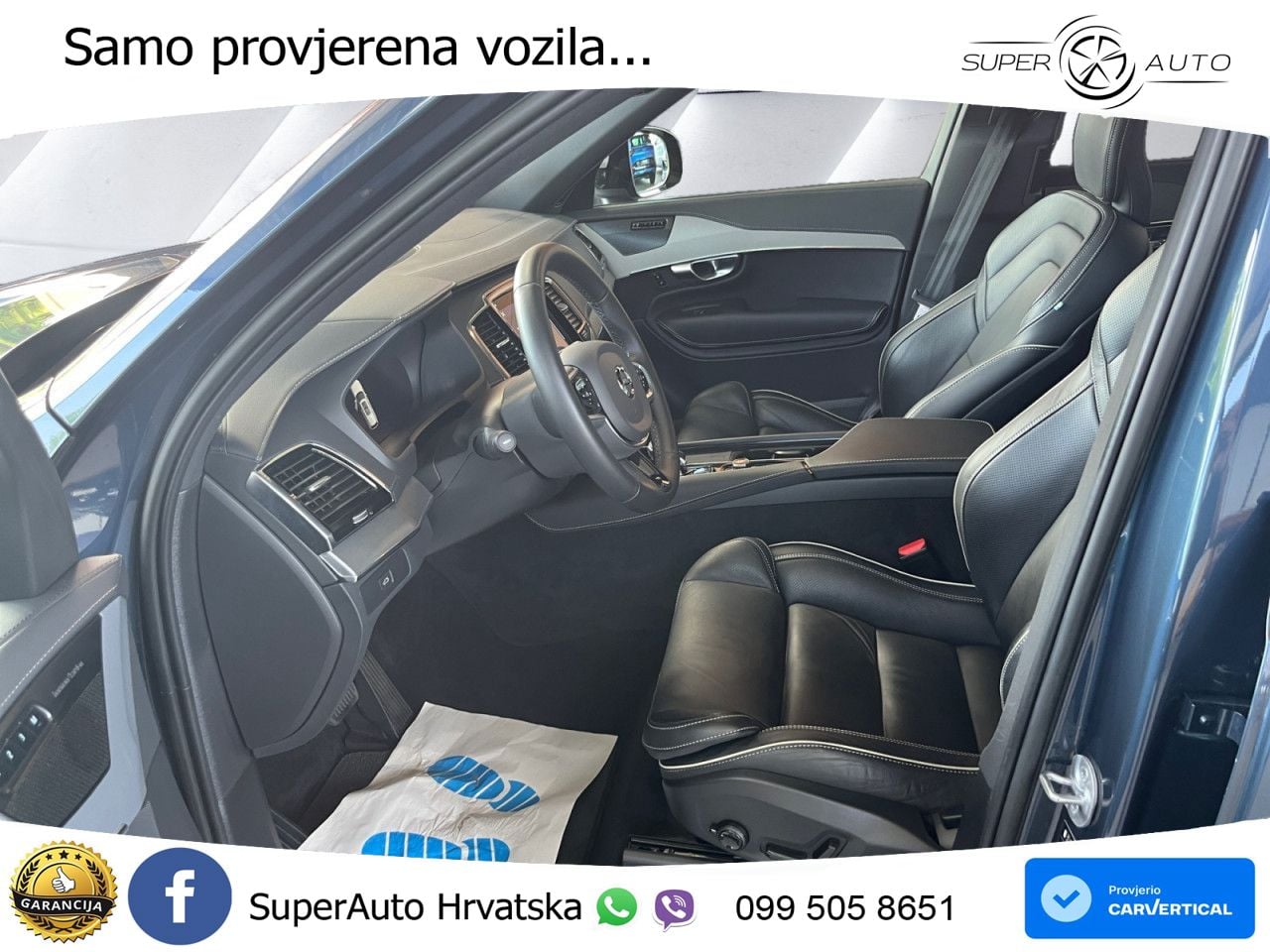 Volvo XC90 2.0 B5 Diesel AWD Automatic ZRAČNI+ACC+GR SJED+KAM+PANO