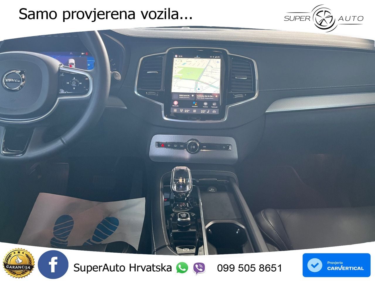 Volvo XC90 2.0 B5 Diesel AWD Automatic ZRAČNI+ACC+GR SJED+KAM+PANO